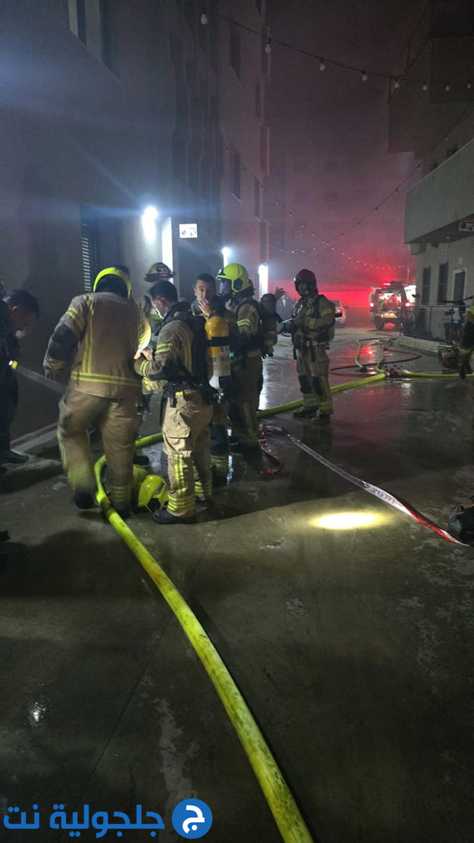 حريق داخل شقة سكنية في جلجولية يتسبب بأضرار مادية جسيمة